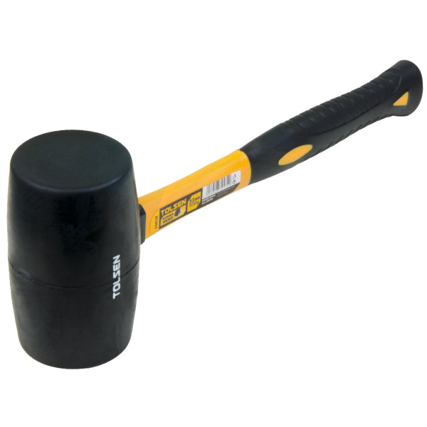 Чорна гумова киянка Tolsen (25038) 900г - фото №1