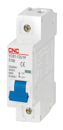 Модульный выключатель нагрузки CNC YCH1-125 1Р 63А (Б00029330)