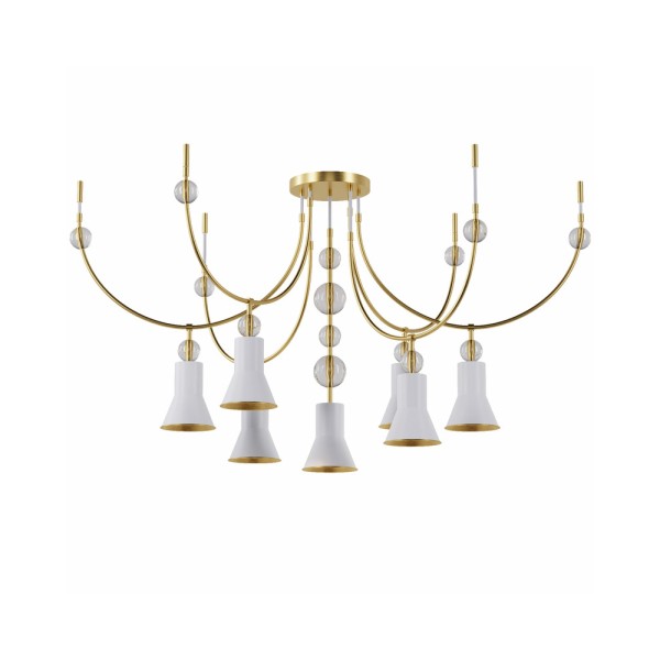 Люстра Pikart 12894-6 E27 7x60W IP20 Золотая