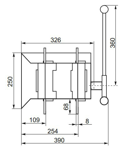 Устройство автоматического ввода резерва CNC YCS1-1250А 3Р 415В (Б00037976) - фото №1
