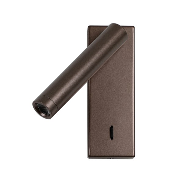 Бра, настінний світильник Italux WL-21017-CFF Cali LED 1x2.5W 3000K 153Lm IP20 коричневий