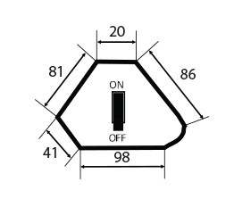 Магнітний позиціонер з перемикачем Аско-Укрем 6005 (A0200020101) - фото №4