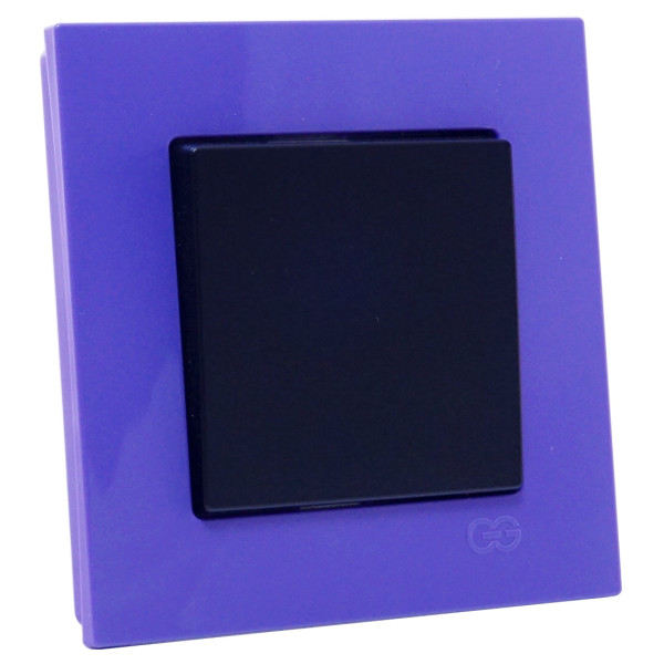 Рамка 1-місна Gunsan Eqona лілова - фото №2