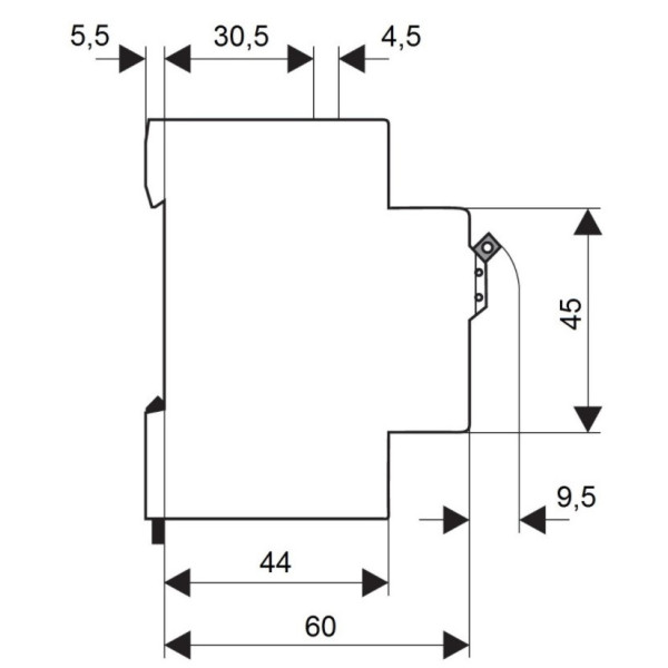 Автоматичний вимикач Schrack BM017304 10кА 4А 3P C - фото №1