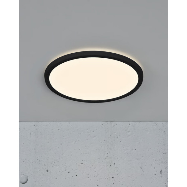 Потолочный светильник Nordlux 2015026103 Oja LED 1x14.5W 3000K-4000K 1600Lm IP54 черный - фото №3