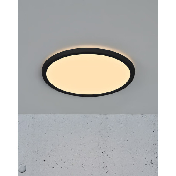Потолочный светильник Nordlux 2015026103 Oja LED 1x14.5W 3000K-4000K 1600Lm IP54 черный - фото №4