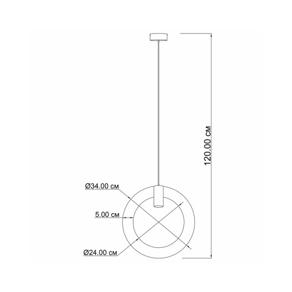 Підвісний світильник, люстра Imperium Light 181134.05.05 Smile - фото №2