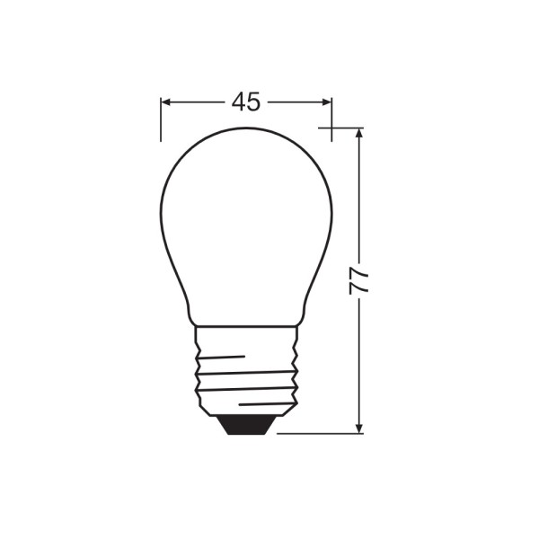 Світлодіодна лампочка Osram 4099854546761 E27 1x7W 3000K 1055Lm IP20 - фото №3