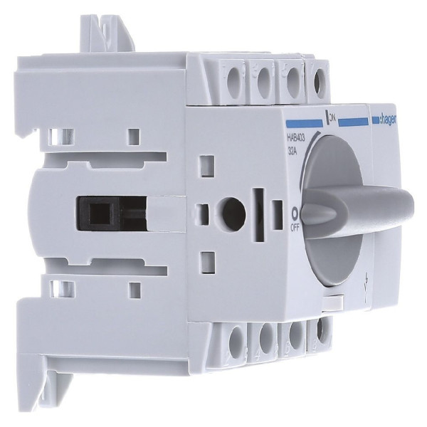 Рубильник Hager HAB403 4P 32А - фото №1