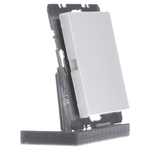 Заглушка з центральною панеллю полярна білизна Berker Q.х - фото №2