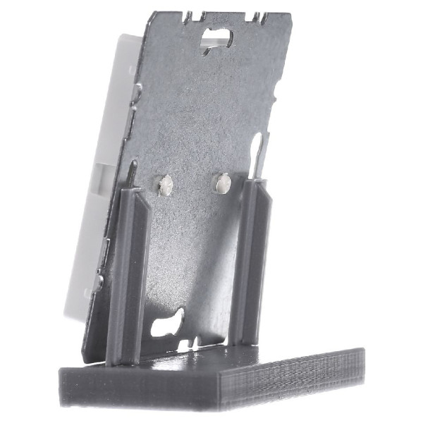 Заглушка з центральною панеллю полярна білизна Berker Q.х - фото №3