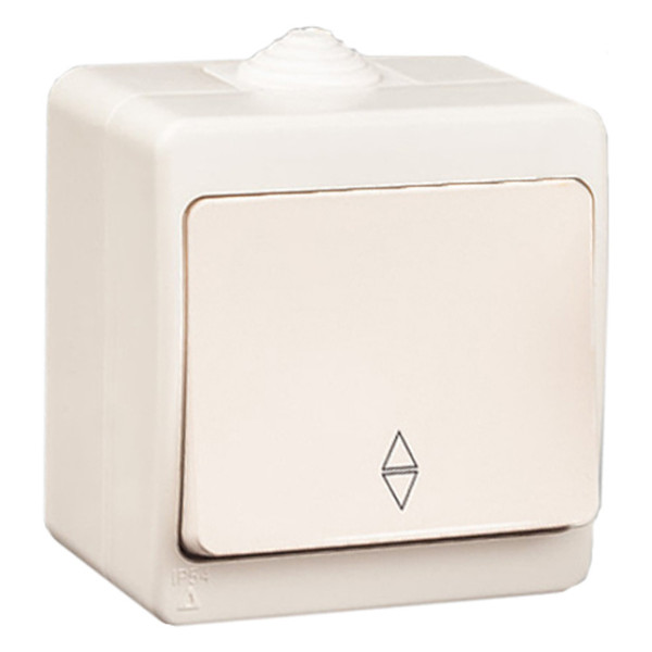 Переключатель проходной Gunsan Nemli крем