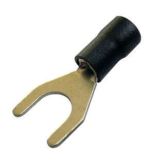 Вилочний наконечник TNSy SV3,5-6 (2,5-4/6) с изоляцией 100шт черный (TNSy5500597)