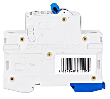 Автоматичний вимикач 40А 1P 6кА, Schrack Technik - фото №1