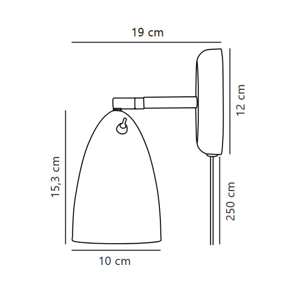 Бра, настенный светильник Nordlux 2020601001 Nexus GU10 1x6W IP20 белый - фото №2
