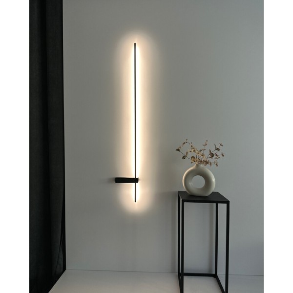 Бра, настінний світильник Nowodvorski 10852 Motive M LED 1x11W 4000K 410Lm IP20 чорний - фото №2