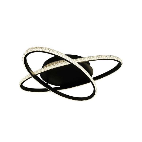 Люстра Goldlux 336729 Diana LED 1x34W 4000K 4500Lm IP20 чорна - фото №4