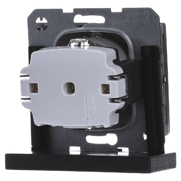 Розетка с з/к нержавеющая сталь Berker K.5 - фото №4