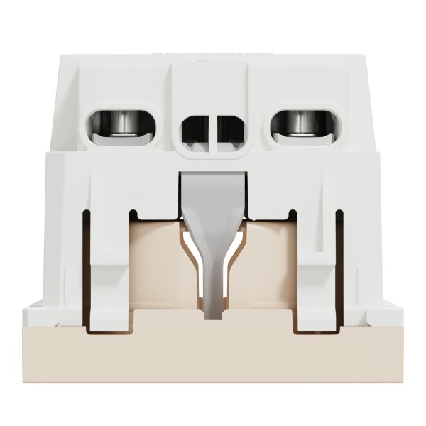 Розетка з заземленням Schneider Electric Unica New NU303644 16А гвинтовий зажим бежева - фото №2