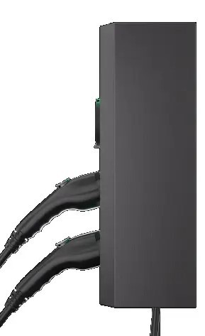 Комерційна зарядна станція Octa Energy SW322-S-C2-C2 Smart Wall на 22кВт (розетка 1ф + Type 2 + Type 2) - фото №4