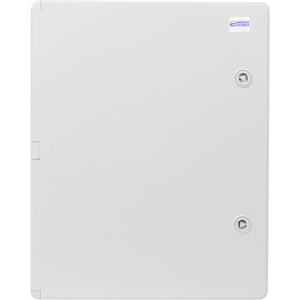 Ударостійкий корпус з АБС-пластику Аско-Укрем UBox 350x500x190мм (непрозорі дверцята) - фото №2