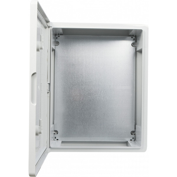 Ударостійкий корпус з АБС-пластику Аско-Укрем UBox 350x500x190мм (непрозорі дверцята) - фото №3