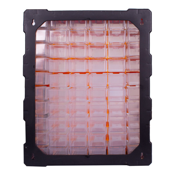 Пластиковый органайзер E.Next e.toolbox.pro.22 24" 60-секционный 381х157х475мм (t011022) - фото №1