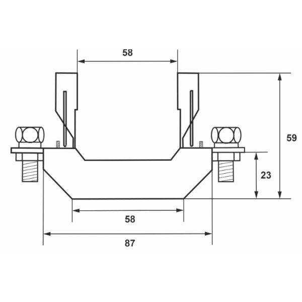 Держатель предохранителя Promfactor NFT00 - фото №1