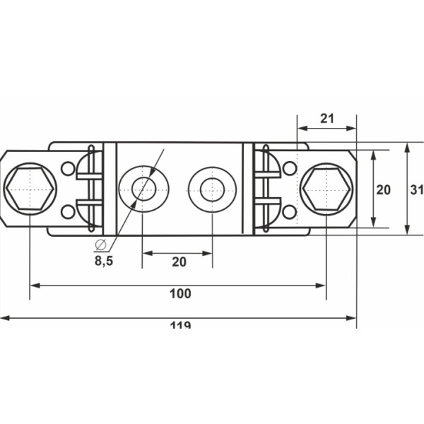 Держатель предохранителя Promfactor NFT00 - фото №2