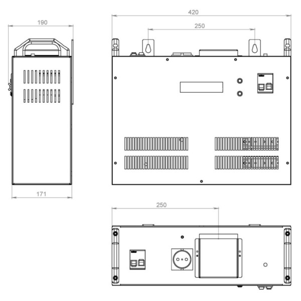 Стабилизатор напряжения Volter -11птс, 11кВт - фото №2