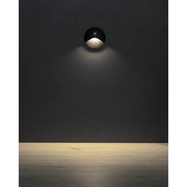 Светильник для подсветки лестницы/коридора Kanlux 39136 Exin LED 1x2.5W 4000K 50Lm IP65 черный - фото №1