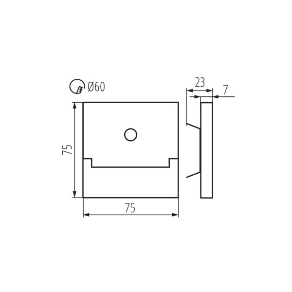 Светильник для подсветки лестницы/коридора Kanlux 27374 SABIK - фото №4