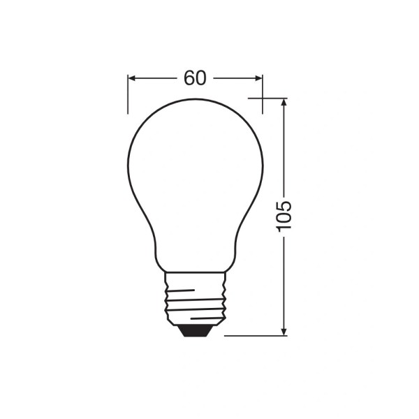 Светодиодная лампочка Osram 4099854467998 LED E27 1x5.9W 4000K 806Lm IP20 - фото №3