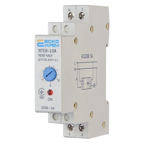 Реле часу Аско-Укрем NTE8-10A (A0090050001) - фото №1