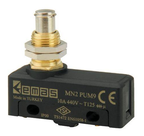 Кінцевий міні вимикач під пайку EMAS MN2PUM9