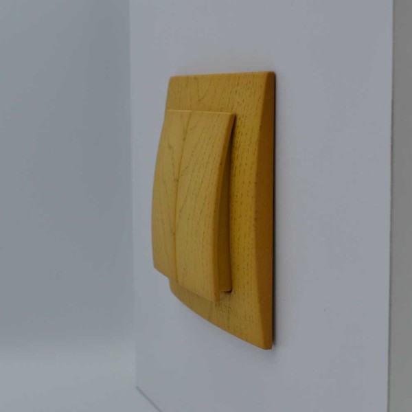 Вимикач Nilson Touran клен 2кл ( 24281003 ) - фото №2