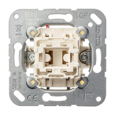 Механізм прохідного вимикача Jung 506U одноклавішний однополюсний