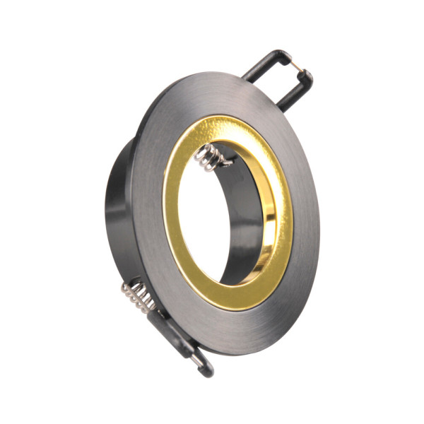 Точковий світильник Goldlux 323323 Febe GU10 1x8W IP20 BK - фото №1