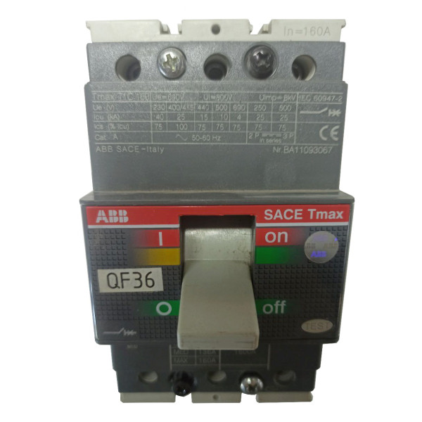 Автоматичний вимикач ABB Тmax T1C 160A 3P (1SDA050902R1) - фото №1