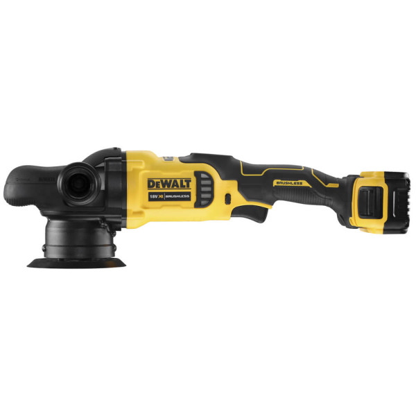 Аккумуляторная бесщеточная полировальная машина DeWALT DCM848P2 XR Li-Ion 18 В 2000-5500 об/мин - фото №1