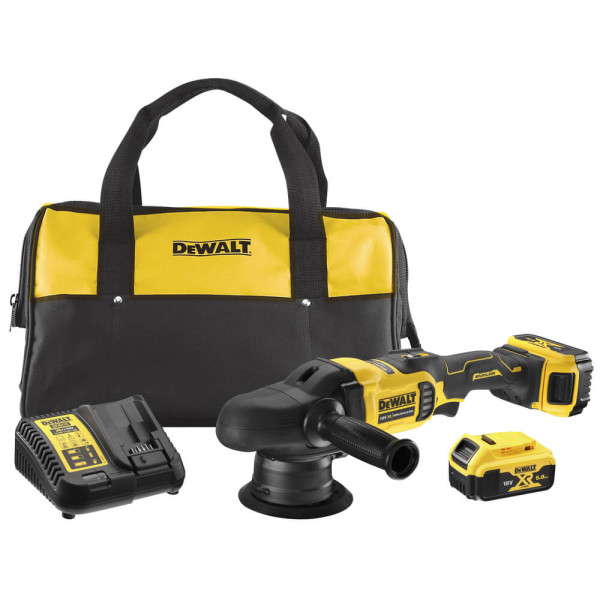 Аккумуляторная бесщеточная полировальная машина DeWALT DCM848P2 XR Li-Ion 18 В 2000-5500 об/мин - фото №2