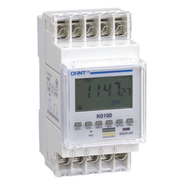 Электронный таймер Chint KG10D-1Z AC220В 1мин-168ч (309007)