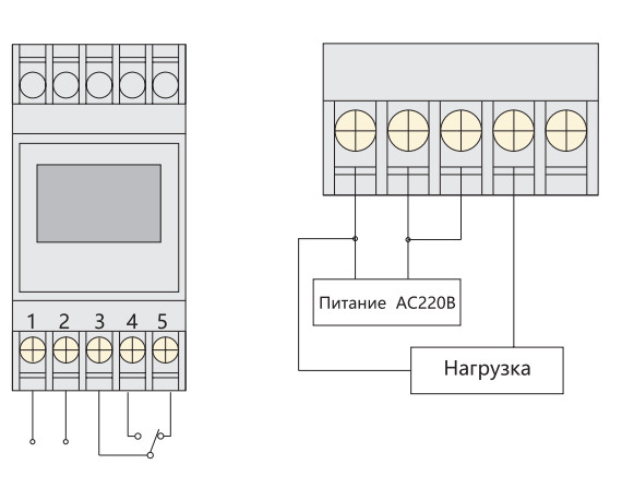 Электронный таймер Chint KG10D-1Z AC220В 1мин-168ч (309007) - фото №1