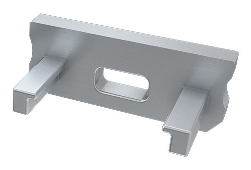 Заглушка Lumines для типа D HIGH с отверстием серебро - фото №1