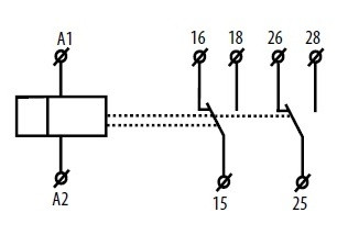 Реле затримки запуску зірка-трикутник CRM-2T/230V, ELKOep - фото №2