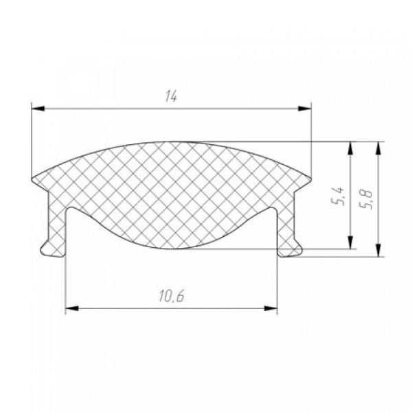 Розсіювач фокусуючий (ЛРК_2), 2 метра - фото №1