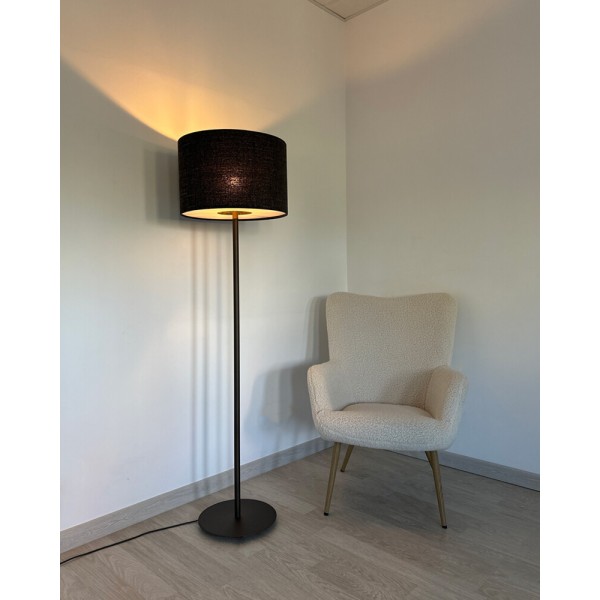 Торшер Nowodvorski 11663 Amarela E27 1x25W IP20 графітовий - фото №3