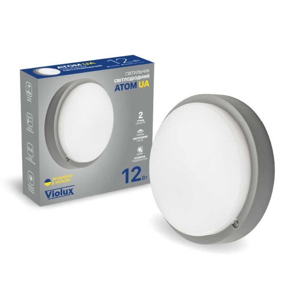 Светильник LED Violux ДББ ATOM UA 12W 5000K IP54 картон ( 253352 )