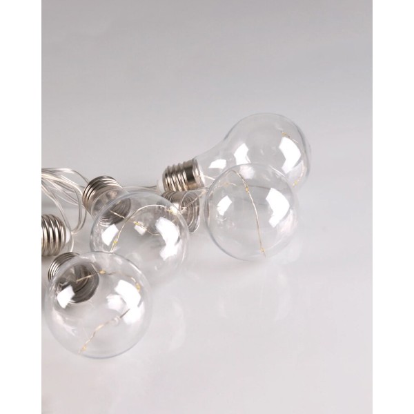 Гирлянда на батарейках Goldlux 312105 Smolder LED 2700K IP20 прозрачная - фото №2