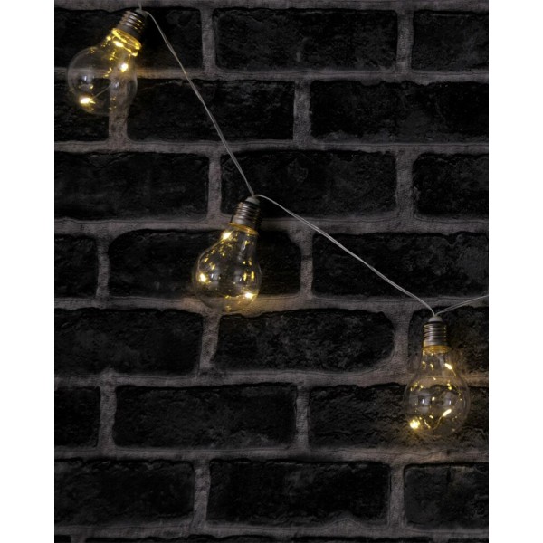 Гирлянда на батарейках Goldlux 312105 Smolder LED 2700K IP20 прозрачная - фото №4